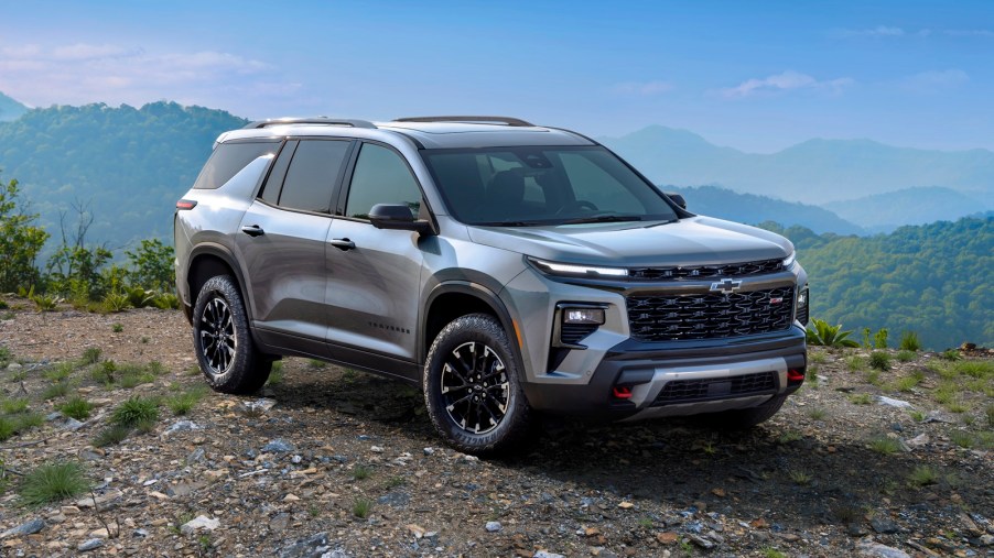 The 2024 Chevrolet Traverse off-roading