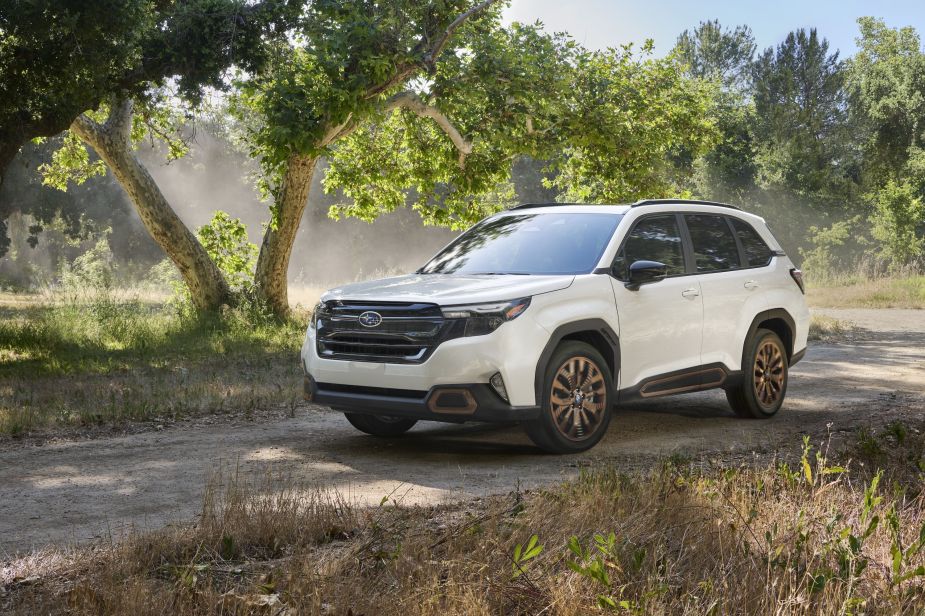 The 2025 Subaru Forester off-roading