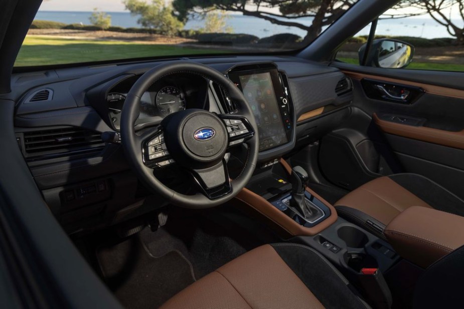 2025 Subaru Forester interior and dash