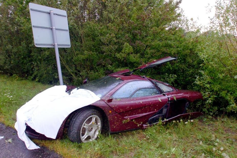 Rowan Atkinson's wrecked McLaren F1 yielded the biggest car insurance payout in UK history.