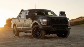 A Autonomous Ford F-150 being tested
