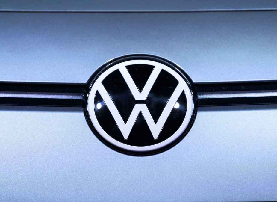 VW emblem backlit