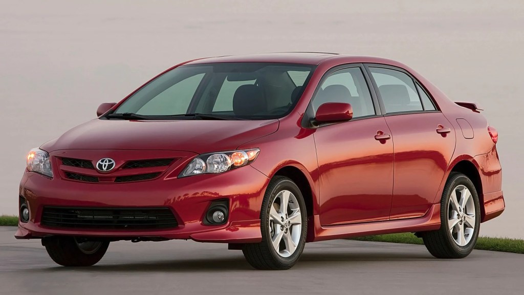 This 2012 Toyota Corolla looks great with the sunset behind it. Here's another great used car that's priced below $10,000.
