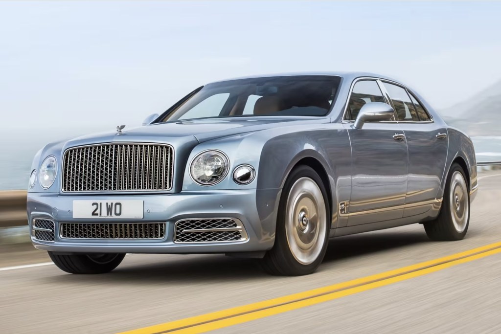 The 2016 Bentley Mulsanne on the road