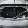The 2023 Honda HR-V with a broken window