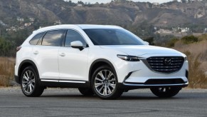 The 2023 Mazda CX-9 parked on pavement
