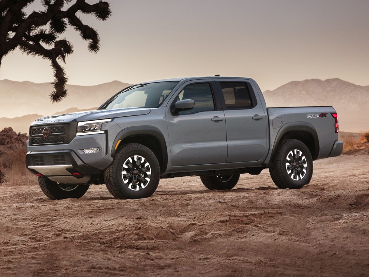 The 2023 Nissan Frontier off-roading 