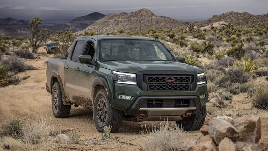 The 2024 Nissan Frontier off-roading
