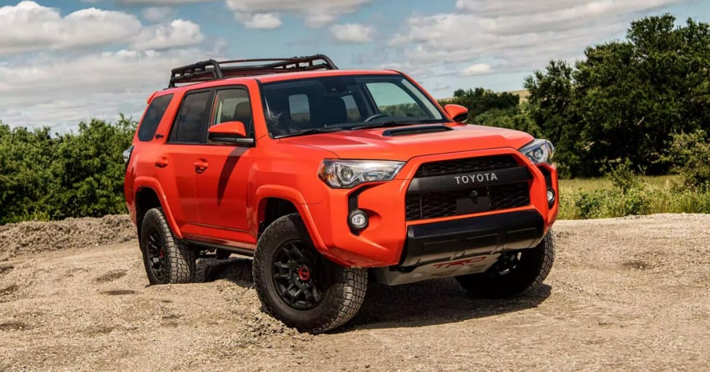 The 2024 Toyota 4Runner off-roading in sand