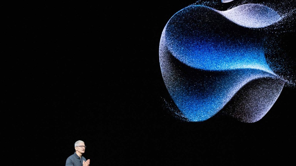 Tim Cook presenting. He approved the car and it could become one of the best self driving cars