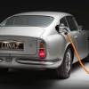 A Lunaz Aston Martin DB6 shows off its electromod charging architecture.