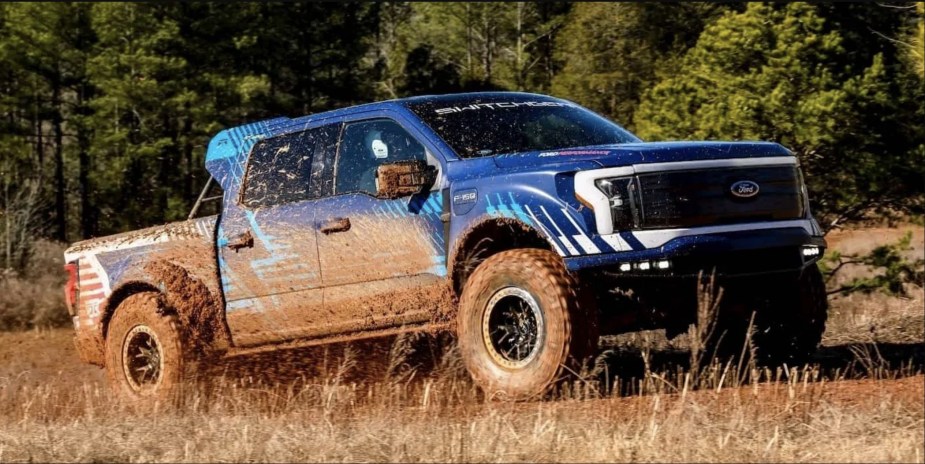 The Ford F-150 Lightning Switchgear off-roading