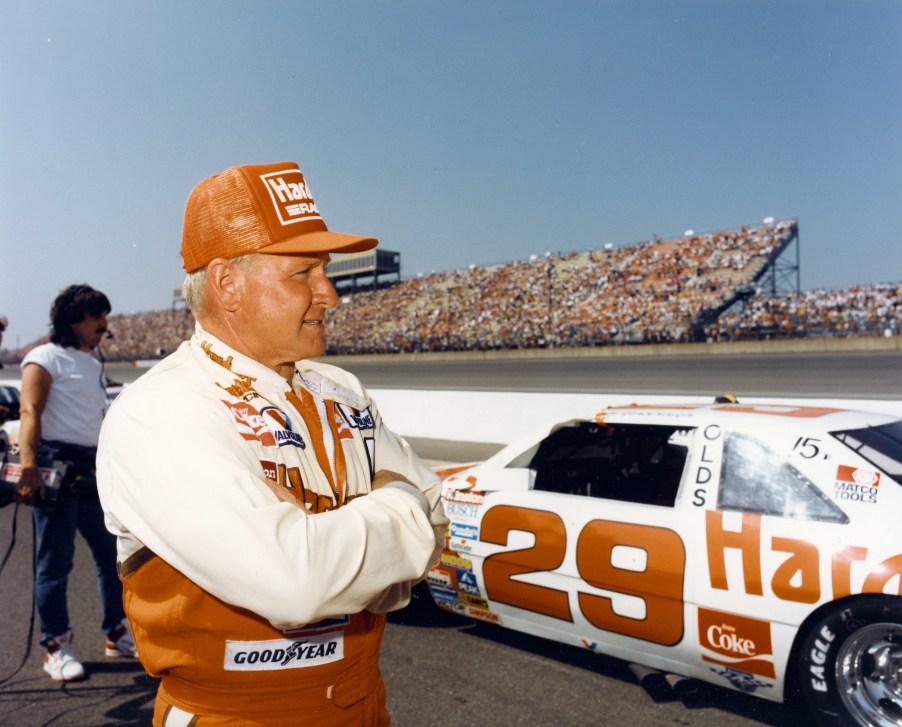 Cale Yarborough and his No. 29 Hardee's Oldsmobile