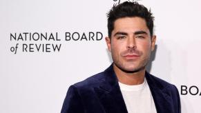 Actor Zac Efron poses at an event.