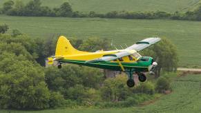 Harrison Ford flies his 1955 De Havilland Canada DHC-2 Beaver, a plane with an Air America history.