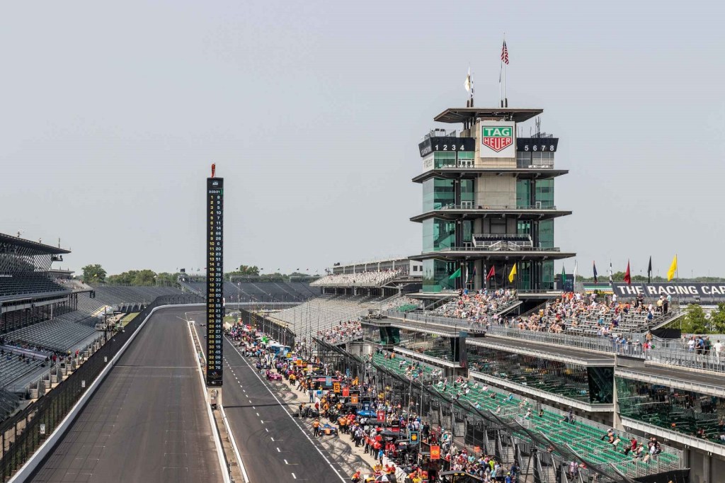 Indianapolis Motor Speedway front stretch 
