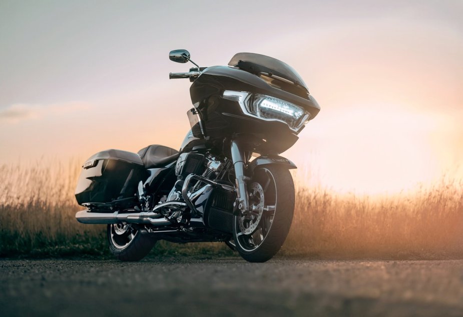 A black 2024 Harley-Davidson Road Glide shows off its updated look.
