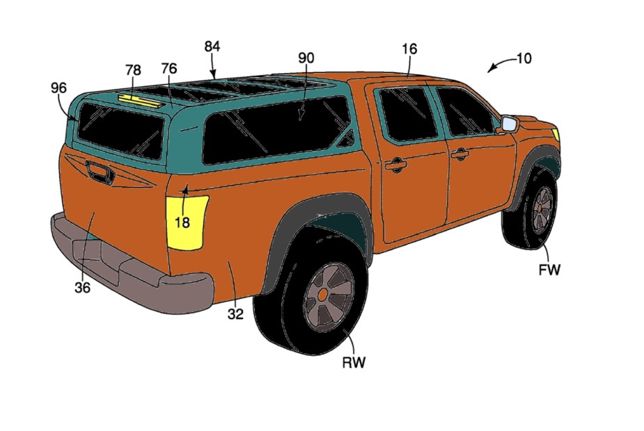 Nissan Frontier patent image