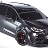 SpeedKore Baba Yaga Rendering of the Hellcat-powered Chrysler Pacifica