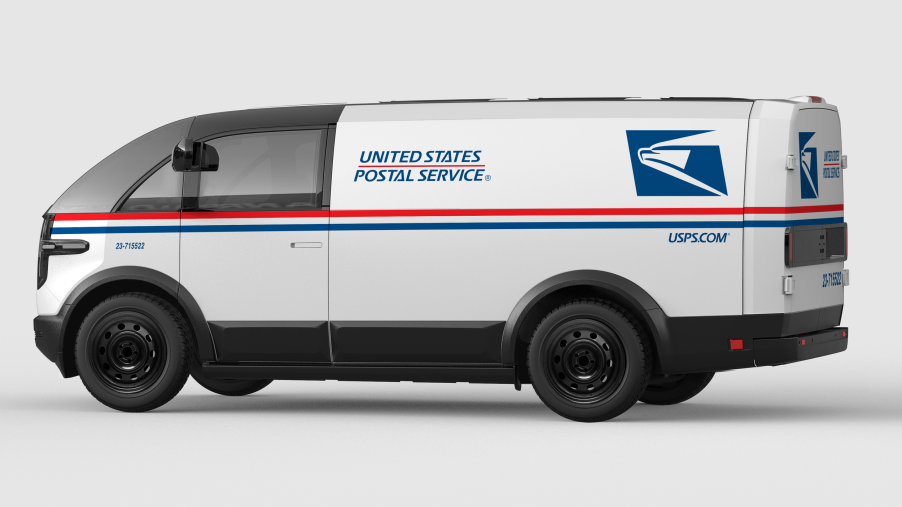 The USPS Canoo van