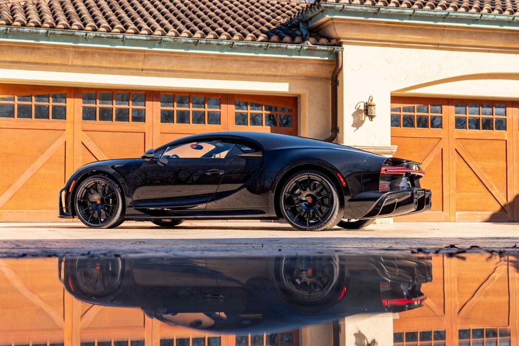 Left side profile view of a 2022 Bugatti Super Sport 300+