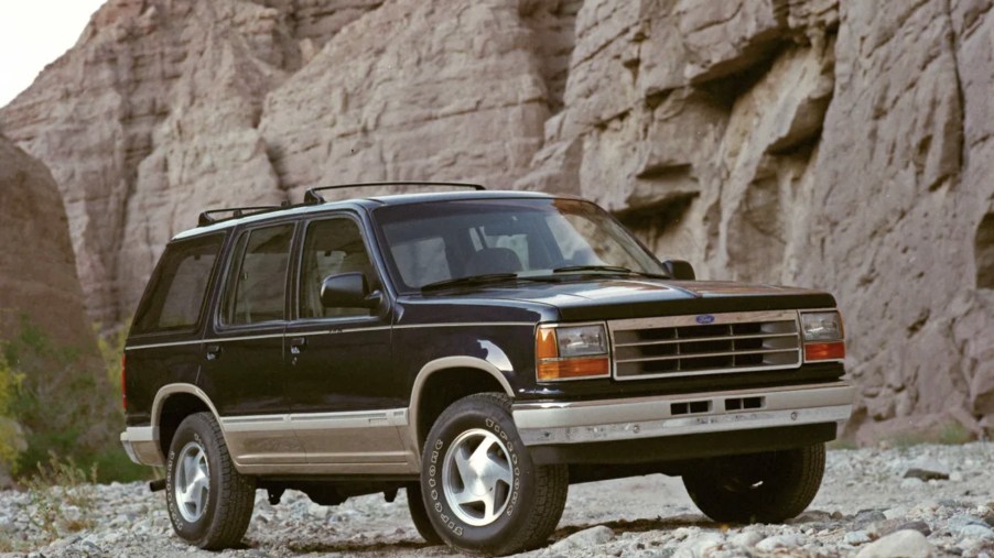 The 1991 Ford Explorer off-roading