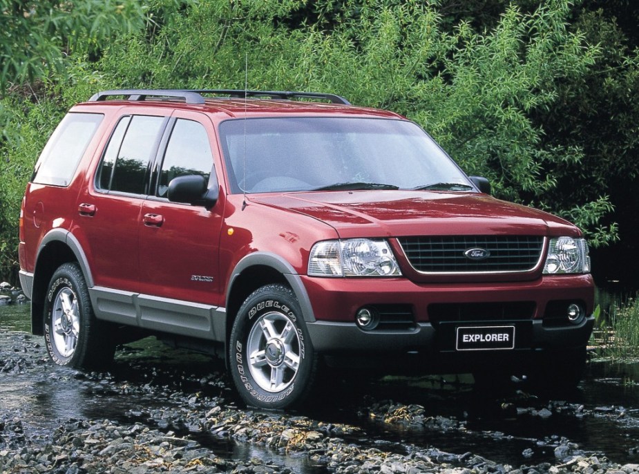 The 2005 Ford Explorer off-roading