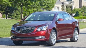 2015 Buick LaCrosse driving on a road.