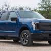 2023 Ford F-150 Lightning electric pickup truck.
