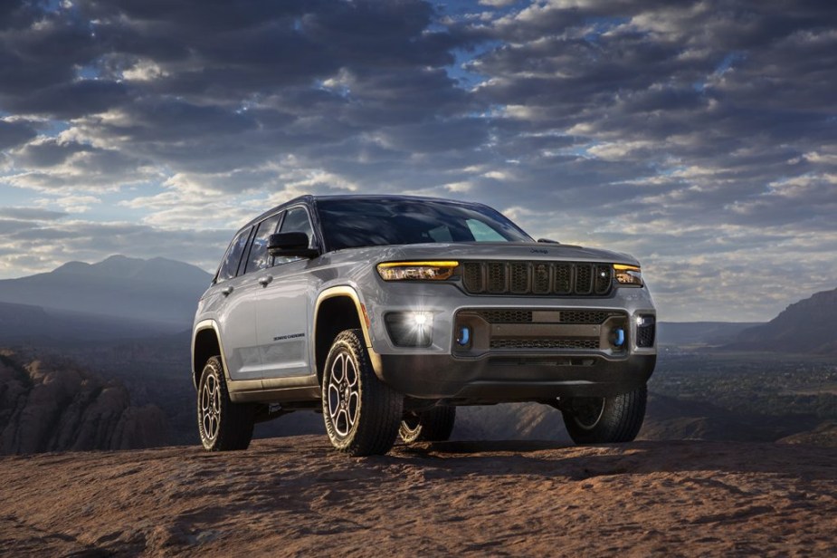 The 2023 Jeep Grand Cherokee in the mountains