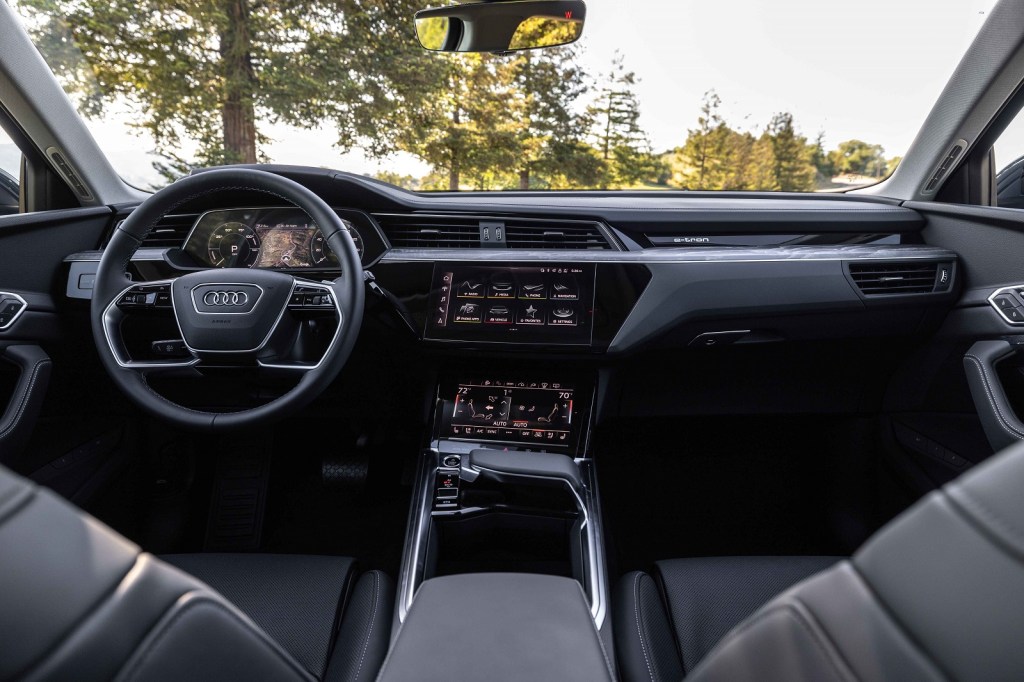 Interior view of the 2024 Audi Q8 e-tron