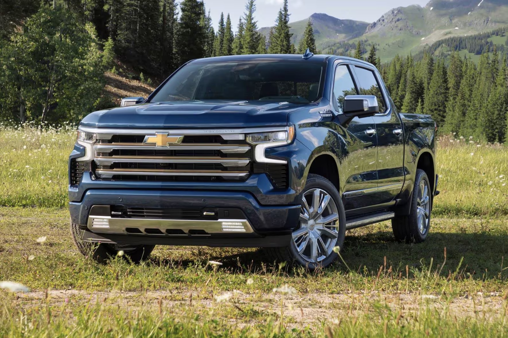 The 2024 Chevy Silverado 1500 off-roading