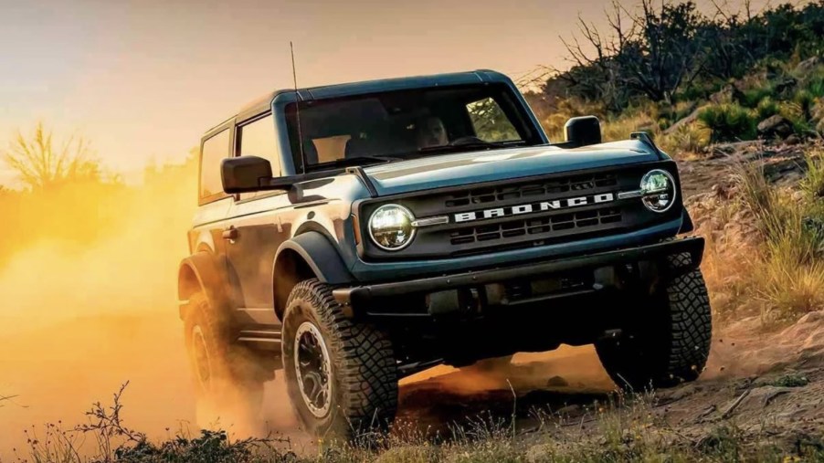The 2024 Ford Bronco off-roading