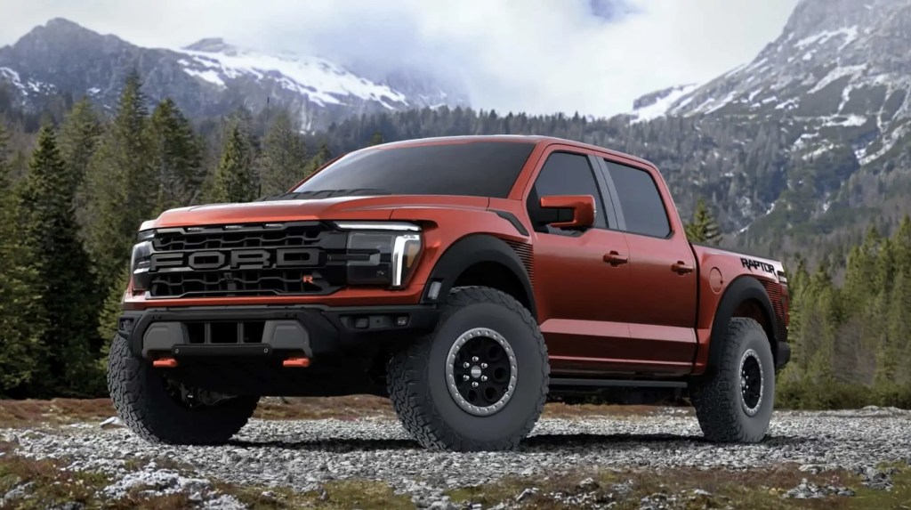 The 2024 Ford F-150 Raptor R off-roading