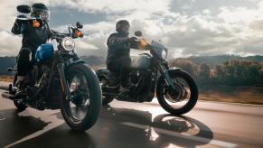 A set of Harley-Davidson Softails are faster than the brand's old-school motorcycles.