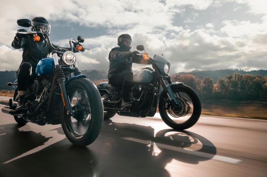 A set of Harley-Davidson Softails are faster than the brand's old-school motorcycles.