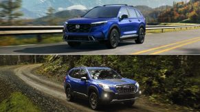 2024 Honda CR-V and 2024 Subaru Forester, Compact SUV Comparison
