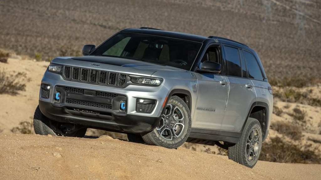 The 2024 Jeep Grand Cherokee 4xe off-roading