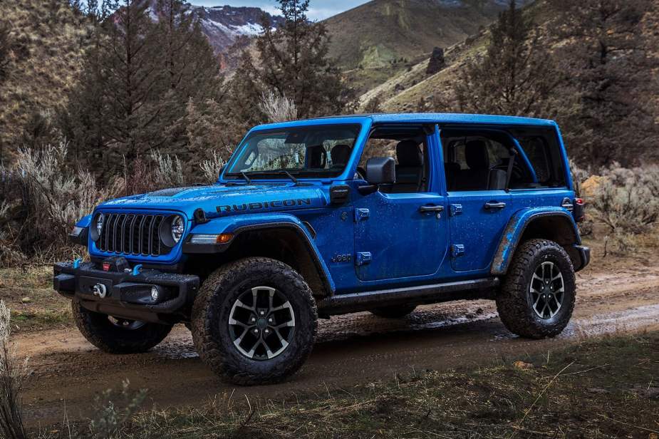 The 2024 Jeep Wrangler 4xe off-road