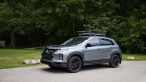 The 2024 Mitsubishi Outlander Sport Trail Edition on the road