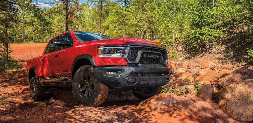 The 2024 Ram 1500 off-roading