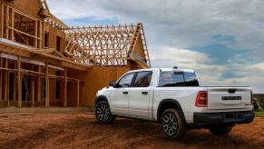 2025 Ram 1500 Ramcharger at Construction Site, this PHEV truck could be the answer to the EV towing problem.