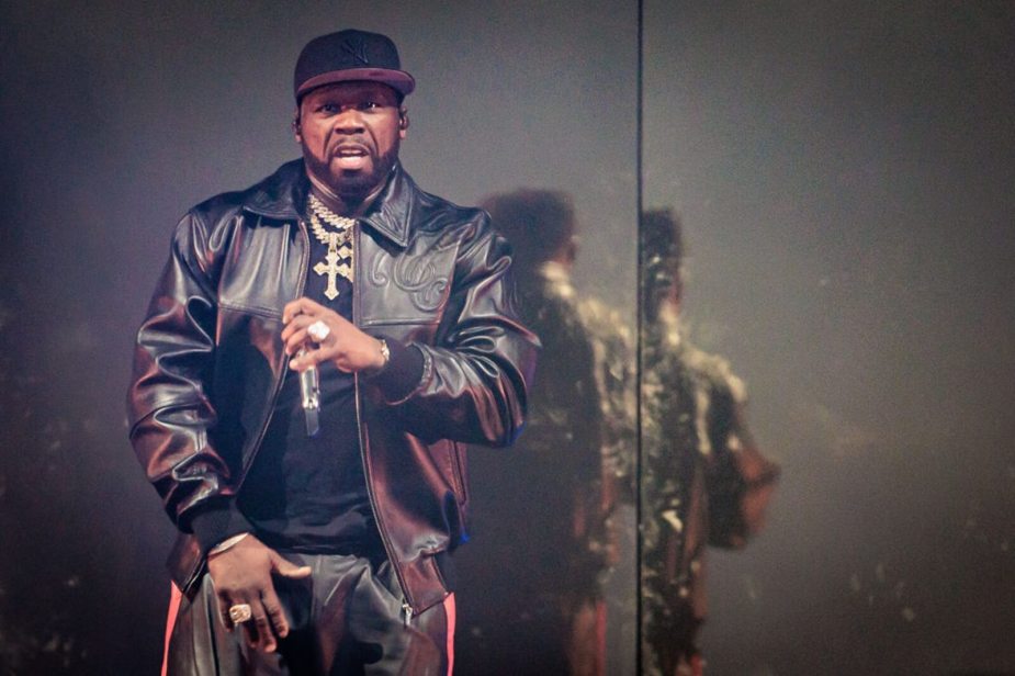 50 Cent performs in Milan, a city in Italy.