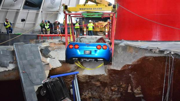 The National Corvette Museum Is Celebrating a Sinkhole That Nearly Destroyed It