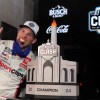 Denny Hamlin celebrates 2024 NASCAR Clash victory