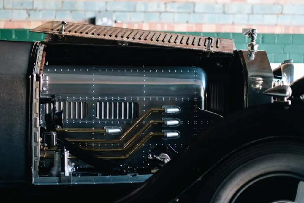 A 1929 Rolls-Royce Phantom II EV conversion shows off its electric architecture. 