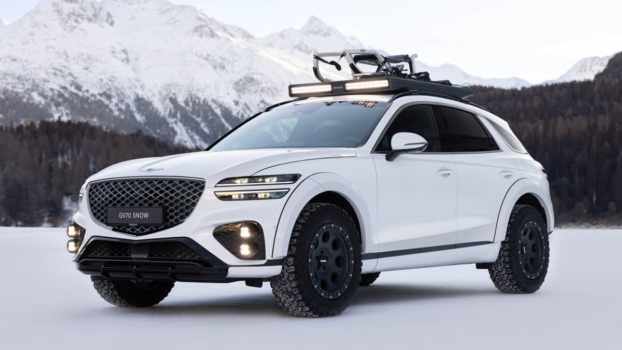 The Genesis GV70 Snow Concept Is Attractive and Rugged