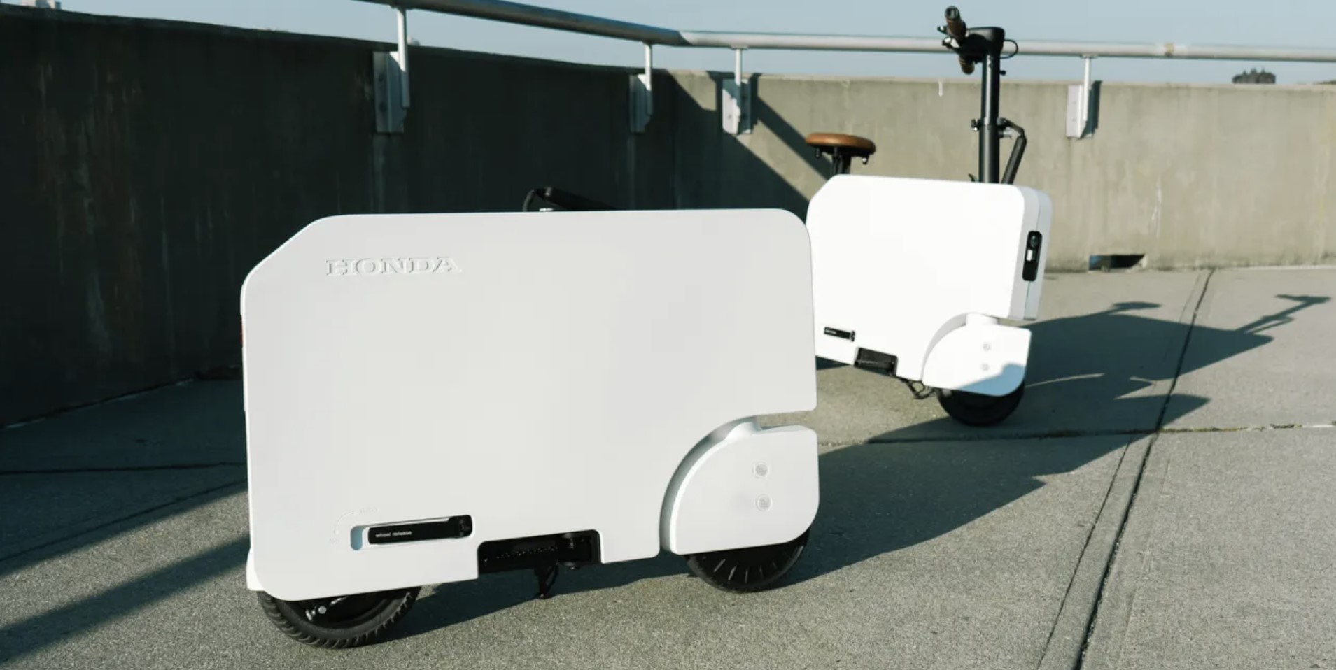 A folded Honda Motocompacto model