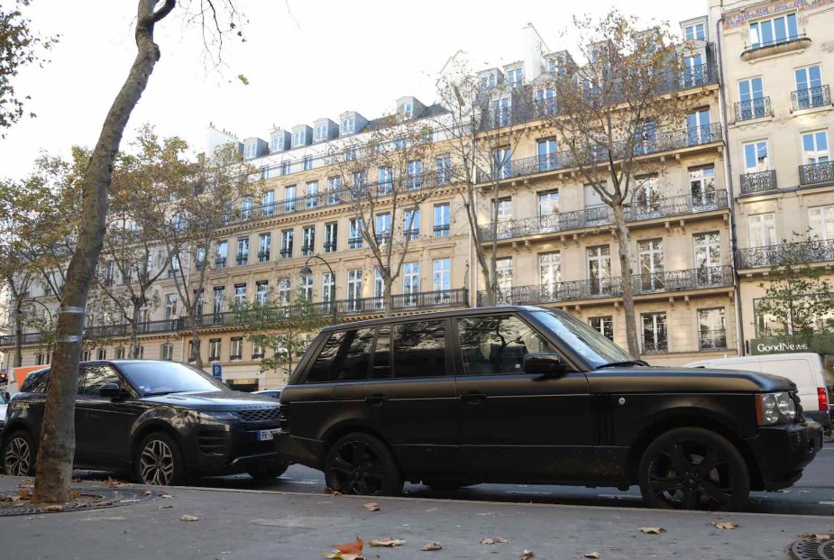 Land Rover SUVs parked in Paris' city center will be subject to higher parking prices.