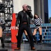 Pitbull performs ahead of the 2022 NASCAR Clash at the Coliseum